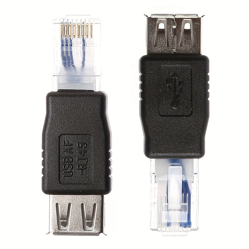Female USB Type A to Male RJ45 Ethernet Adapter for LAN Network Connection