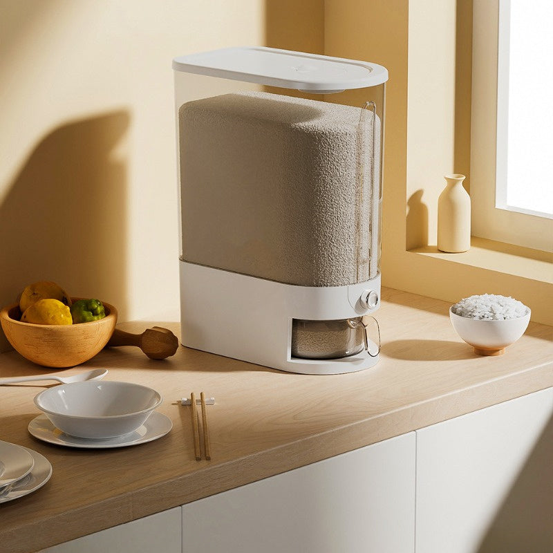 Airtight Food Storage Container for Grains with Measuring Cup 176oz 352oz Moisture-Proof