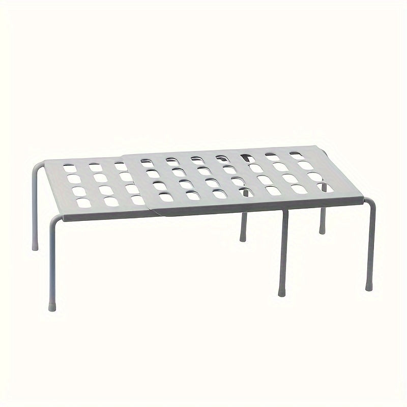 Adjustable Plastic Shoe Rack Organizer for Home Closet Space-Saving Multi-Tier Storage in White and Gray