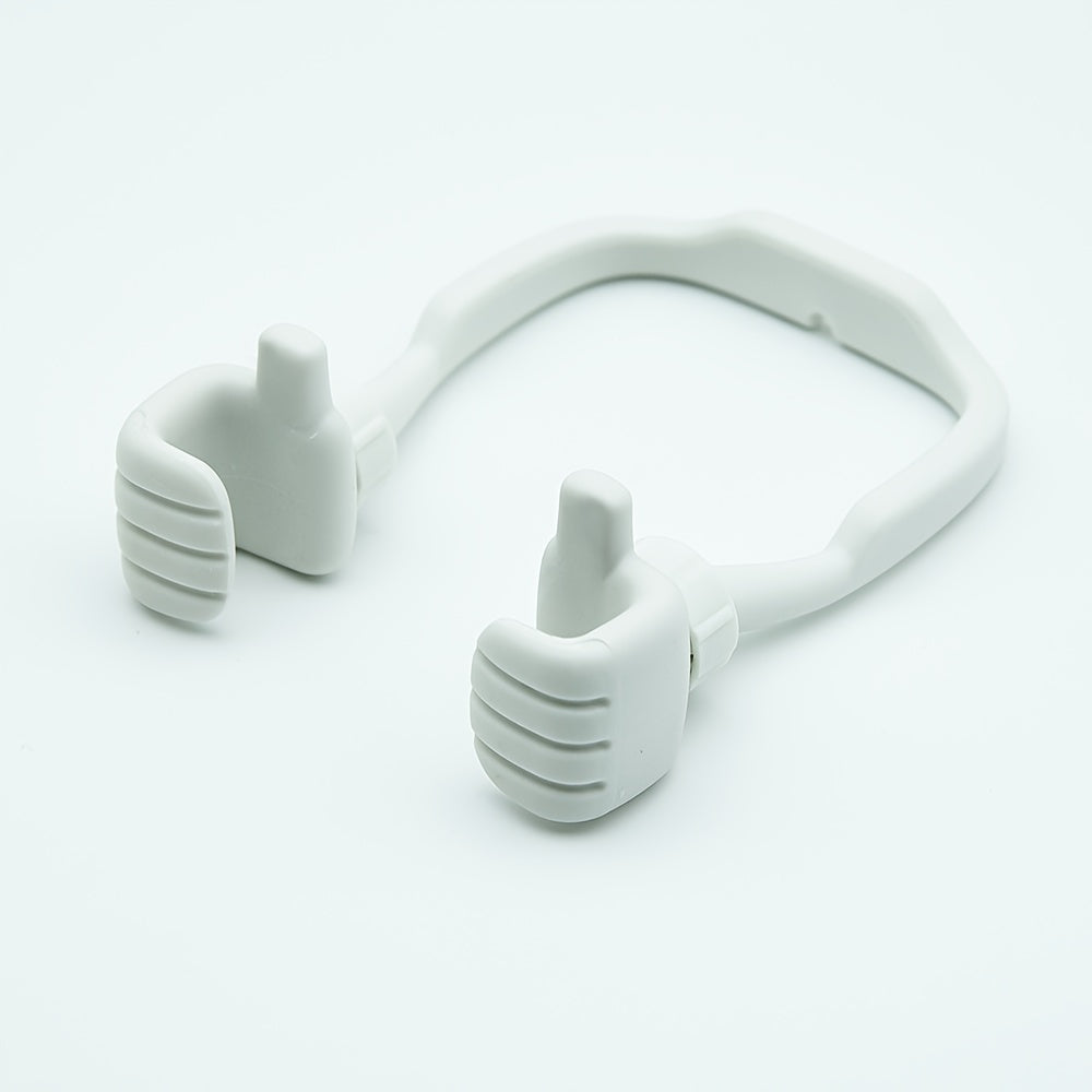 Adjustable Phone Holder with 360° Rotation, Portable Desktop Stand, Sturdy Plastic