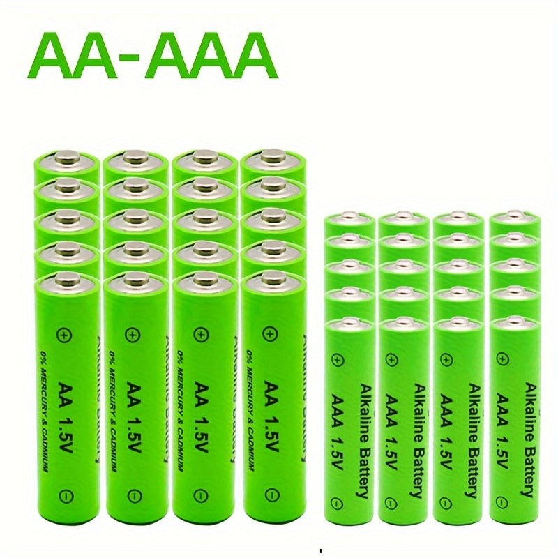 8 dona qayta tiklanadigan AA AAA batareyalar 1.5V 1000-1200mAh uchun elektronika va o'yinchoqlar