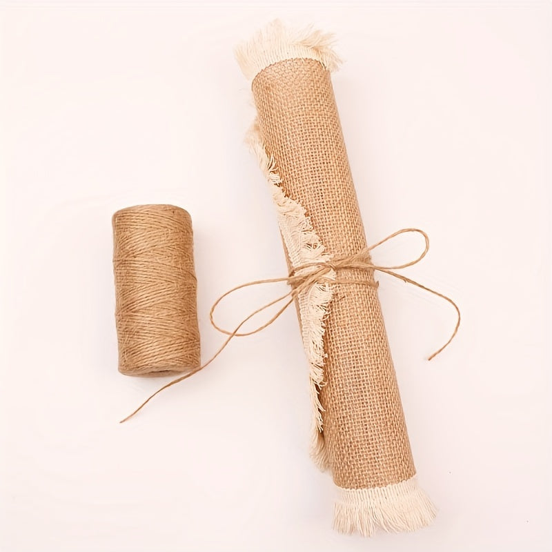 Natural Jute Twine 100m for Gardening Plant Wrapping Arts Crafts Weddings