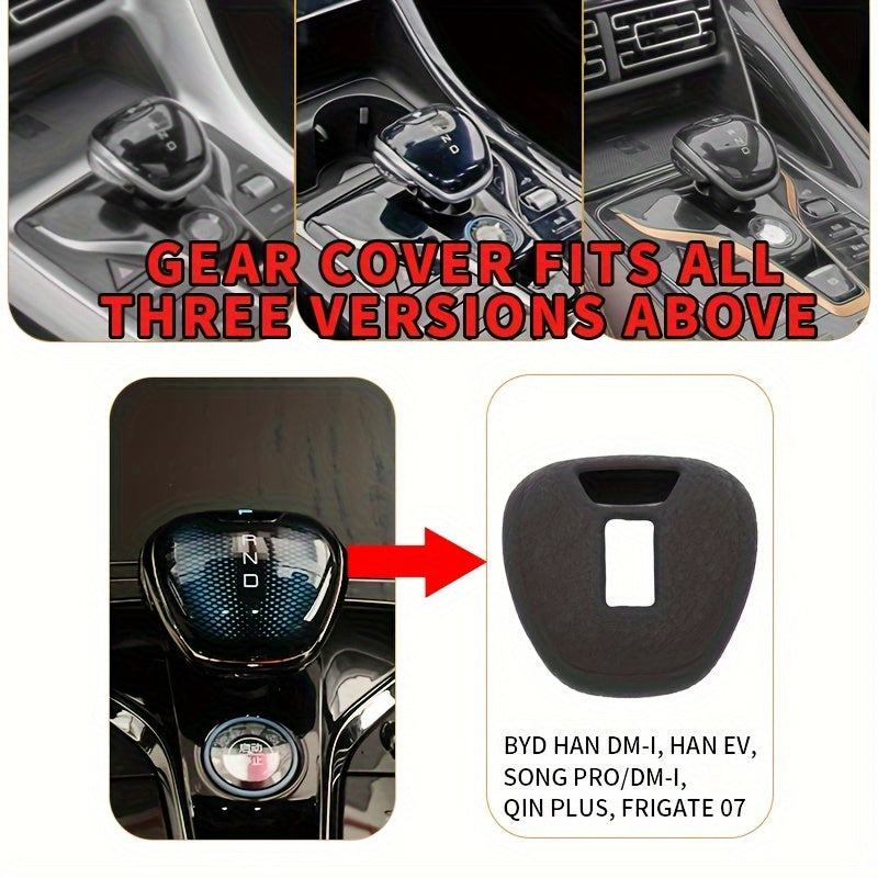 Decorative Silicone Gear Shift Cover for Car Automatic Transmission Handle Set