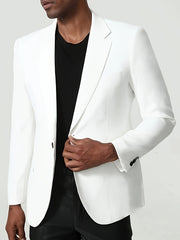 Katta o'lchamdagi erkaklar uchun tor kesimli bir rangli blazer