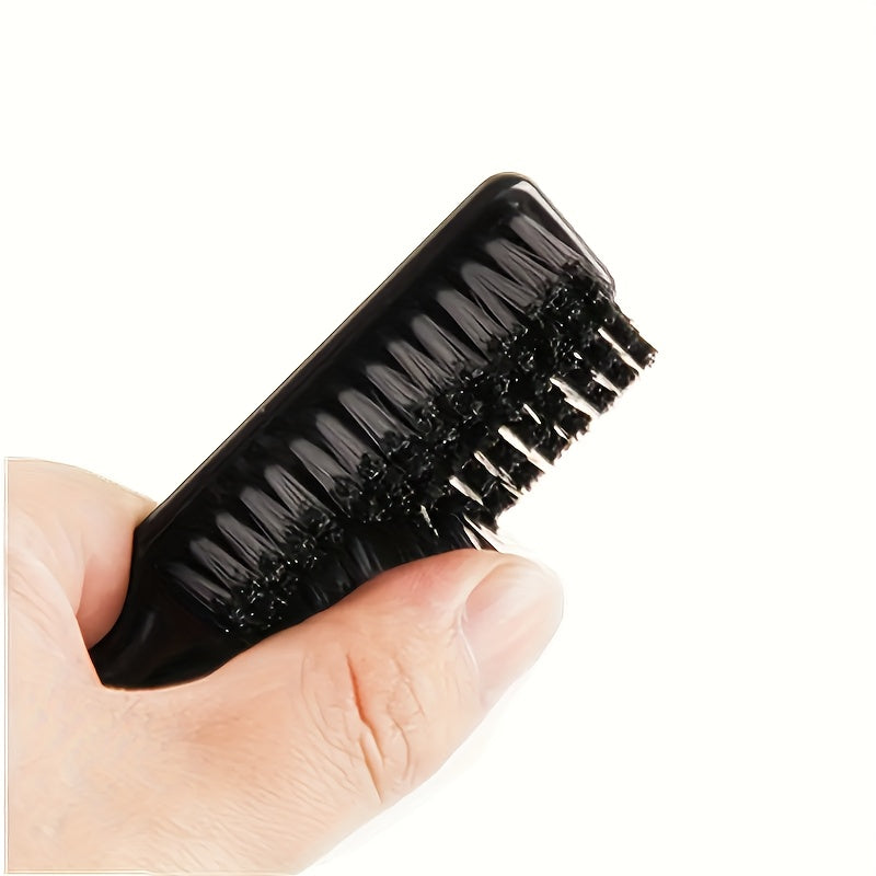 Unisex Hairdressing Tools Beard Comb and Hair Cleaning Brush Set