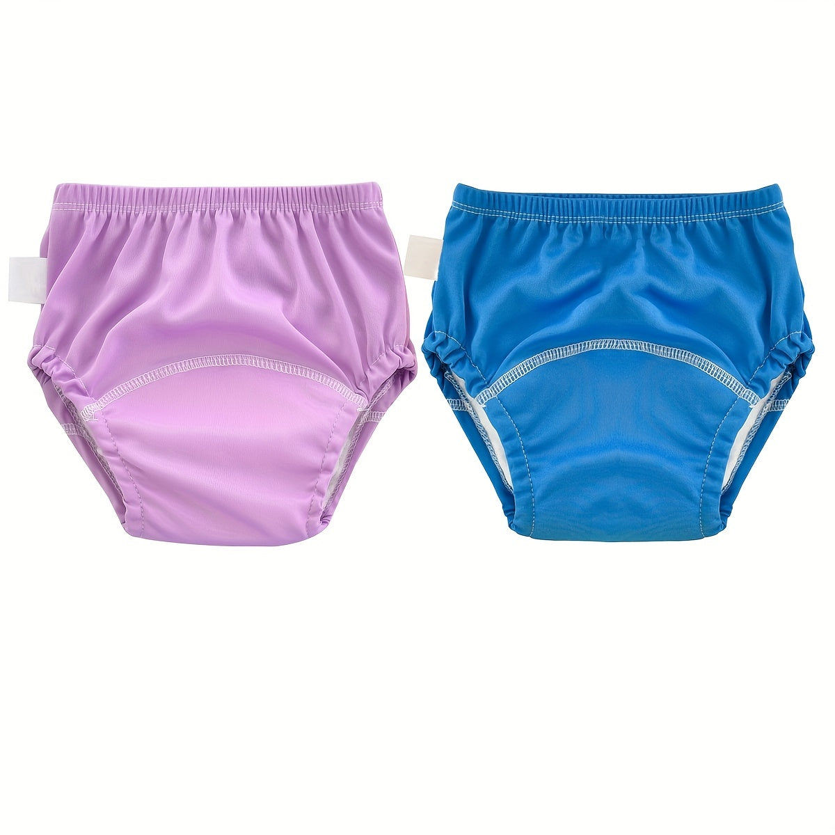 Pack de 2 pantalones de entrenamiento para niños y niñas de 0-3 años, lavables en algodón