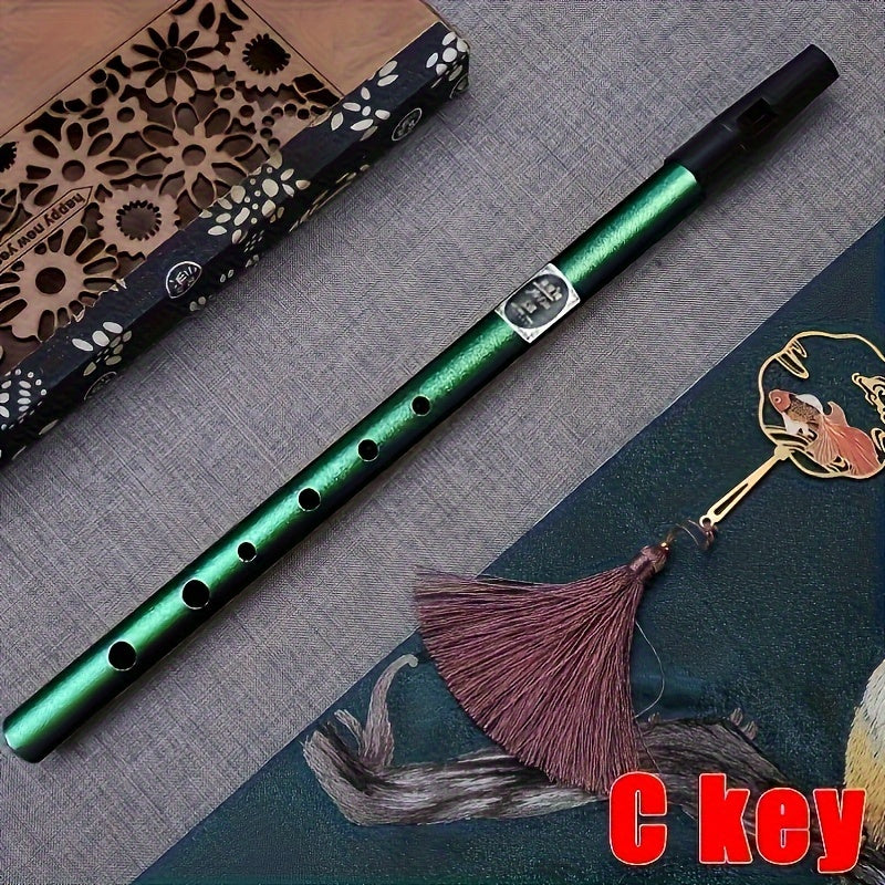 Beginners va professional uchun alyuminiy irish fleyta, C D o'lchovli, laklangan, qizil, ko'k, yashil, to'q purple