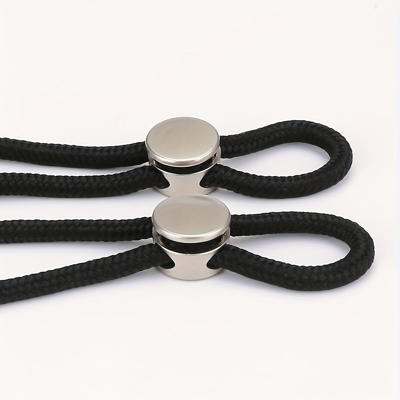 6-Pack No-Tie Shoe Lace Locks Aluminum Alloy Spring Buckle Easy Install