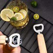 Деревянный набор открывалок для бутылок из 10 или 20 штук для пива, вина, газировки, кухни, бара, прочный, ручной