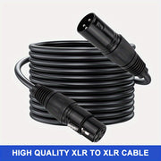 XLR Microphone Cable Male to Female 3-Pin Balanced Audio for KTV Radio Station