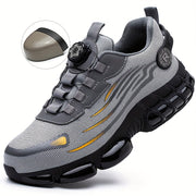 Men's Safety Sneakers Steel Toe Puncture-Resistant Casual Work Shoes