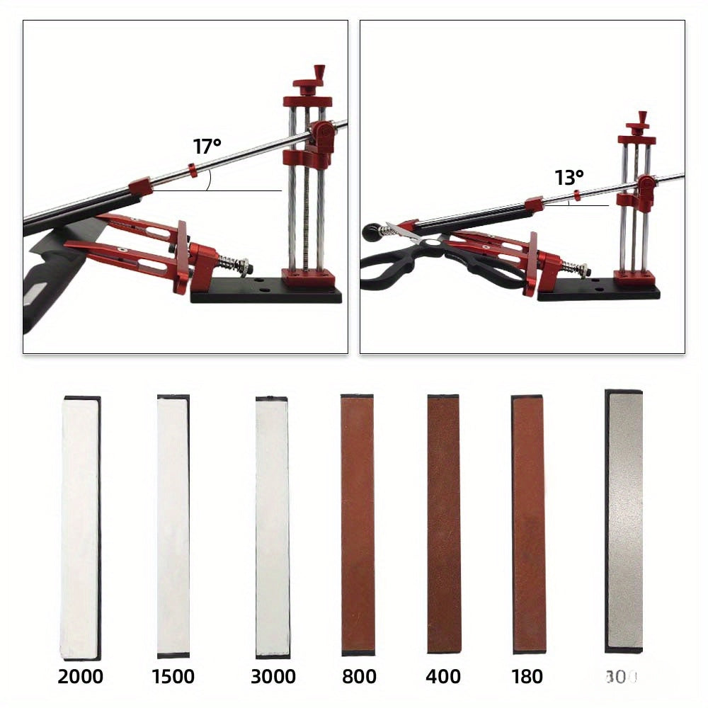 Barqaror burchak aylantirish va burilish tizimi bilan professional pichoq silliqlash mashinasi va qattiq toshlar.