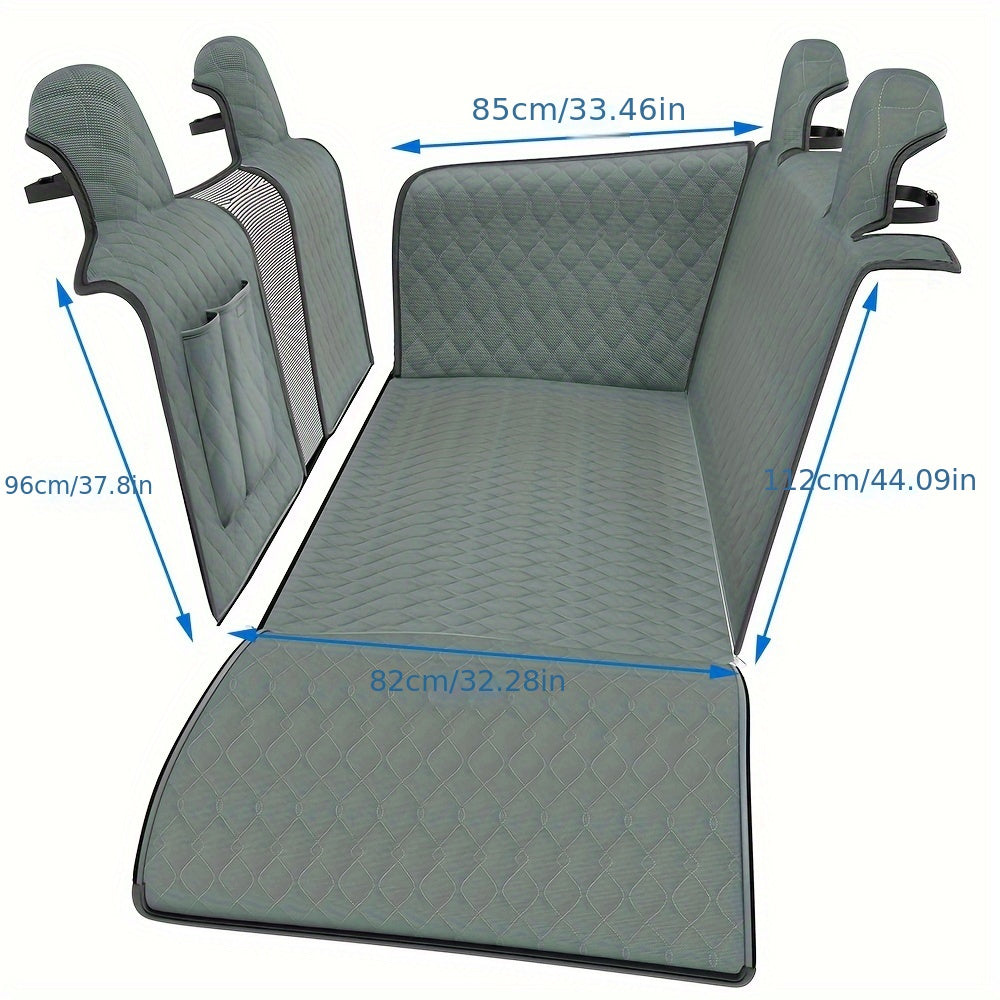 Складное чехол для автомобильного сиденья для собак для Tesla Model Y/3, полиэстеровая кровать для питомцев
