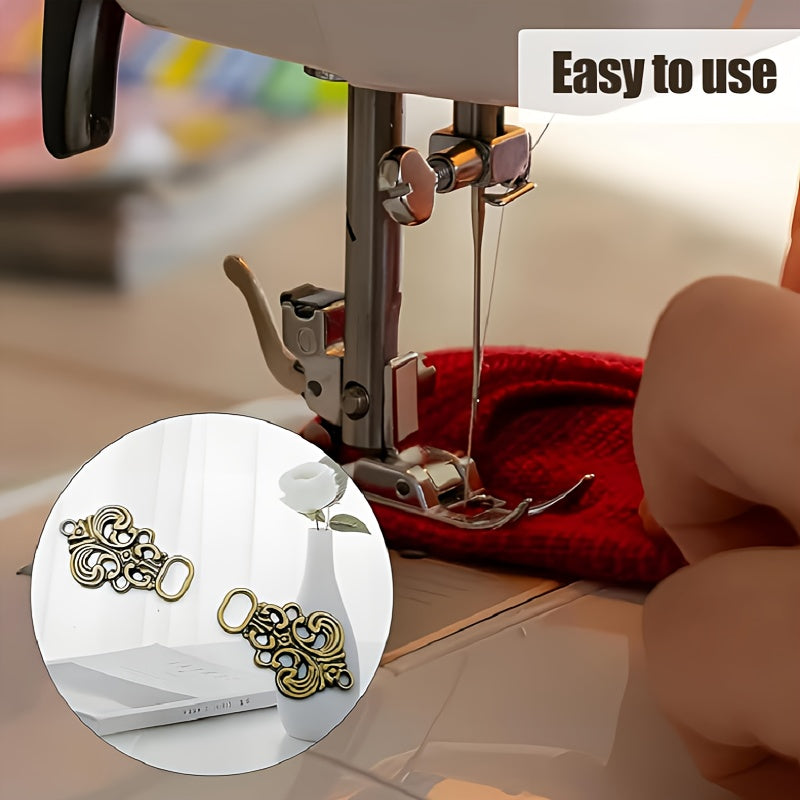 Kiyim-kechak ta'mirlash uchun Katta va Kichik O'lchamdagi 12 ta Metall Bodysuit Qo'shimchalari