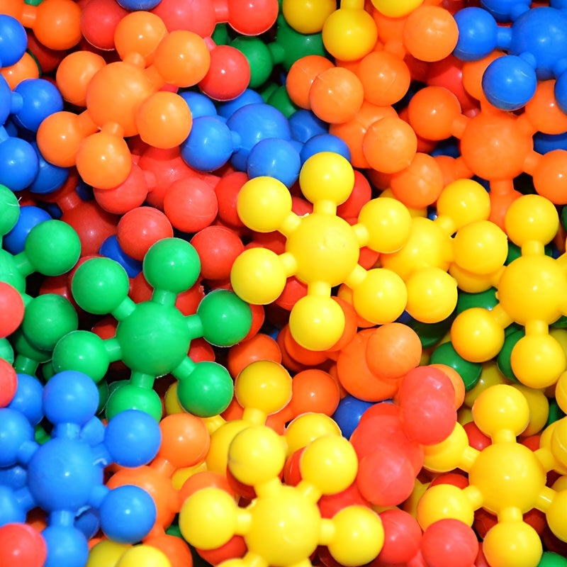 Set of 60/100/200 Plum Blossom and Snowflake Building Blocks for DIY Interlocking Puzzles Educational Toy