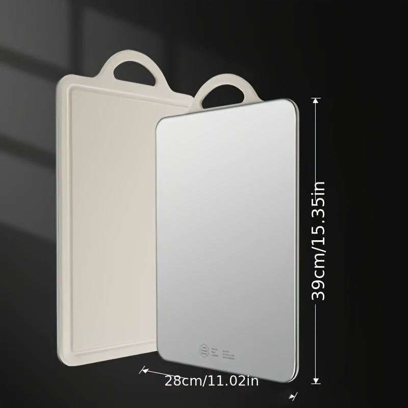 Stainless Steel Double-Sided Cutting Board Thick Durable Mold-Resistant for Kitchen Prep