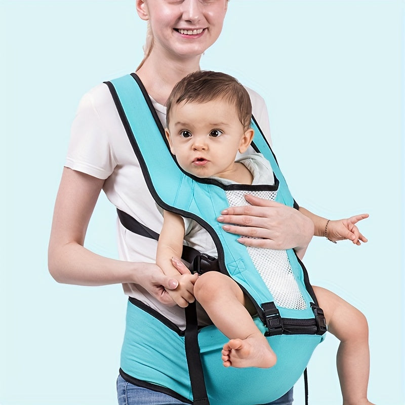 Pink Baby Carrier for Youngsters with Front and Back Sling and Storage
