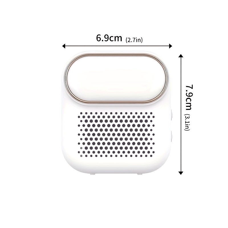 USB bilan quvvatlanadigan, 3 tezlikda ishlaydigan qayta to'ldiriladigan muzlatgich havo tozalagichi va deodorant. Oq va oltin ranglarda LCD displey bilan kompakt dizayn, oshxona uchun ideal.