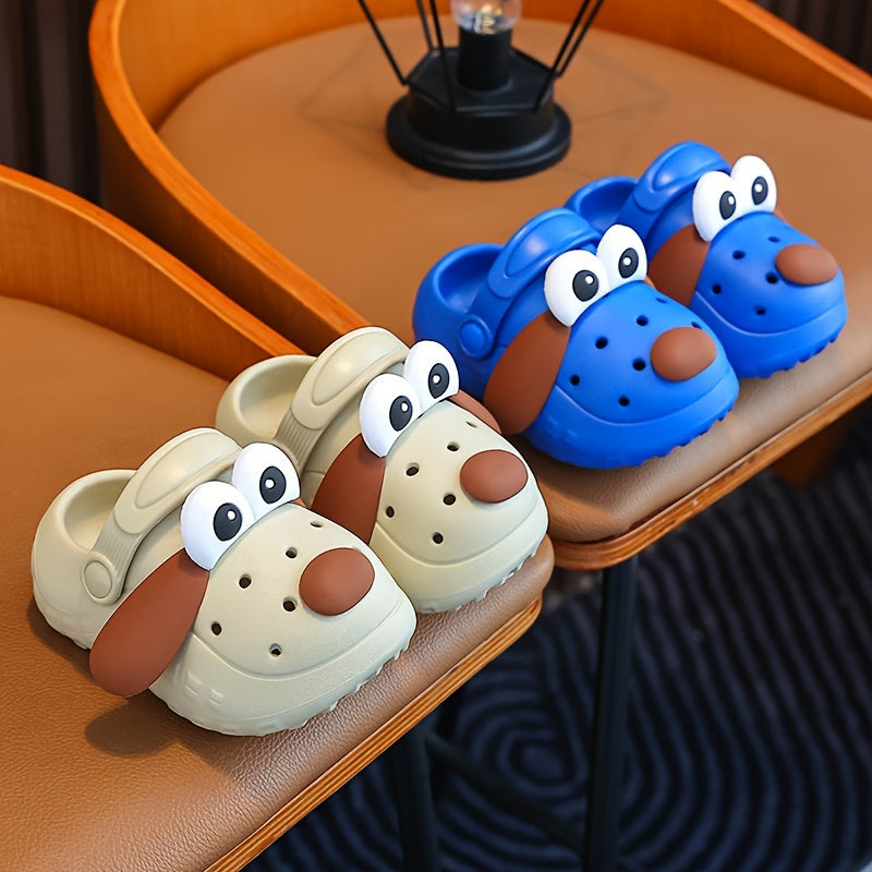 Children's Cartoon Dog Pattern EVA Sandals for Toddlers Non-Slip All-Season Casual Shoes
