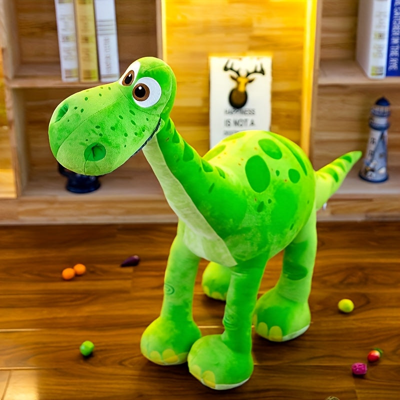 Cartoon Brachiosaurus Dinosaur Plush Toy for Medium Breeds Soft Durable Fabric