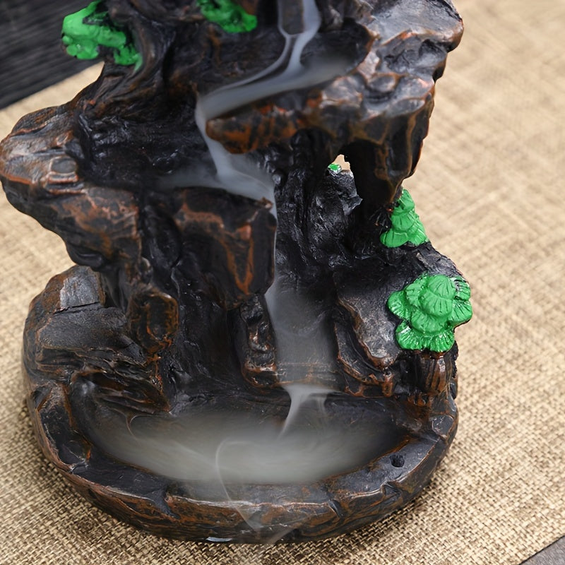 Waterfall Incense Holder for Home Decor and Meditation Yoga Spa Gift
