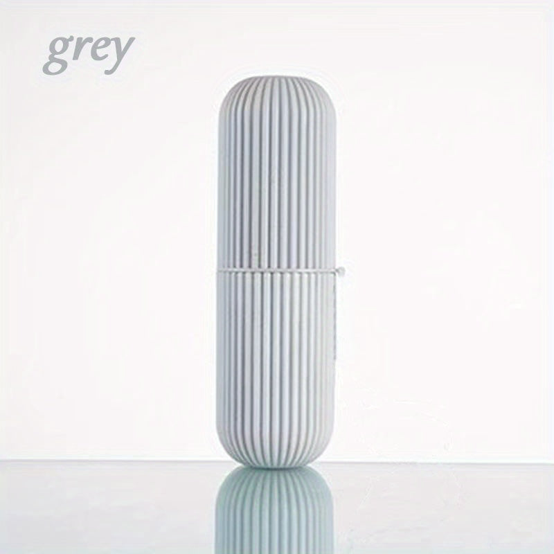 Sayohat uchun tish cho'tkasi va og'iz bo'shlig'ini yuvish uchun stakan saqlash qutisi, portativ tish pastasi tashkilotchisi