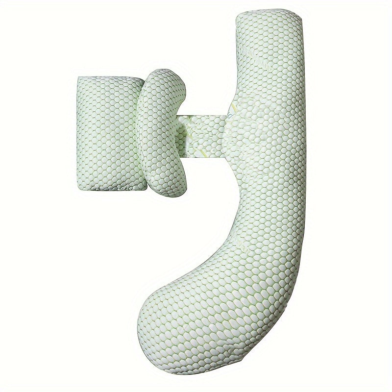 Pregnancy Pillow Soft Belly and Waist Support for Side Sleeping Comfort