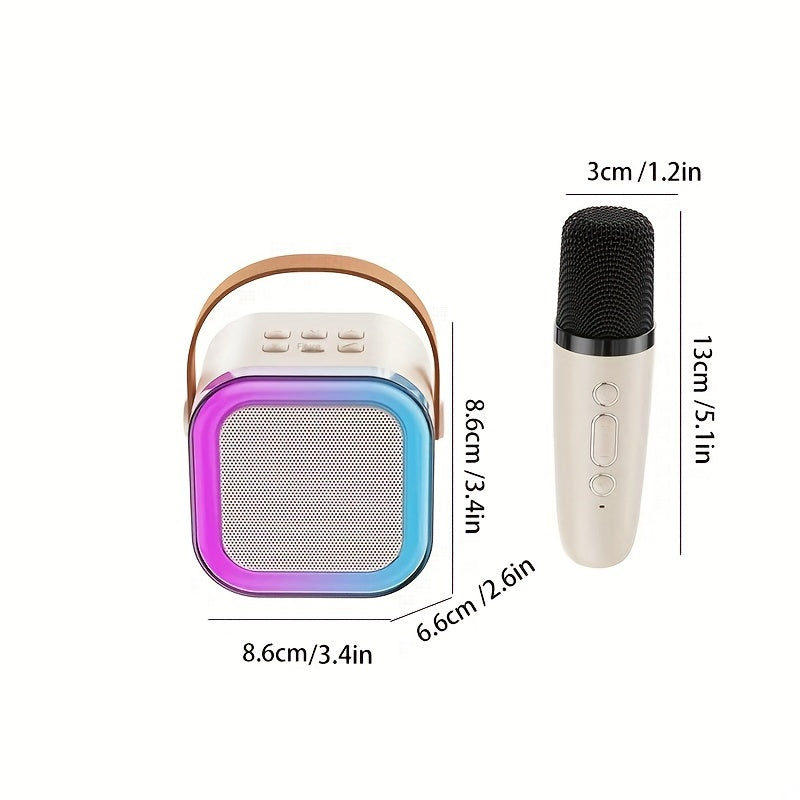Portable Bluetooth Speaker with 5.1 Surround Sound Dual Microphones USB Type-C Non-Waterproof