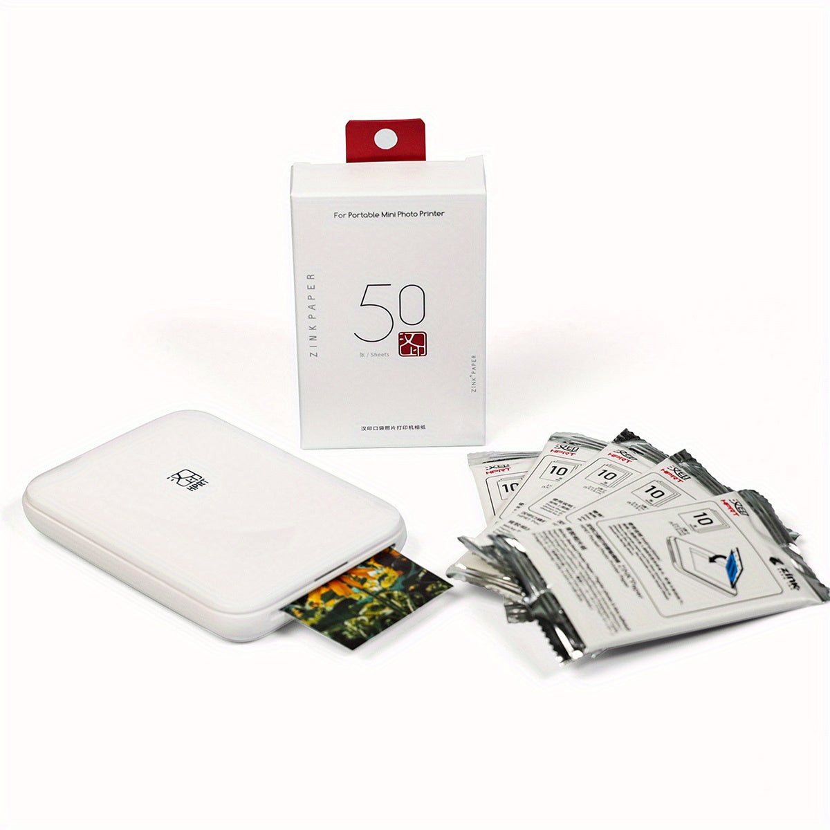 Mini HD Wireless Portable Photo Printer for IOS and Android with ZINK Technology