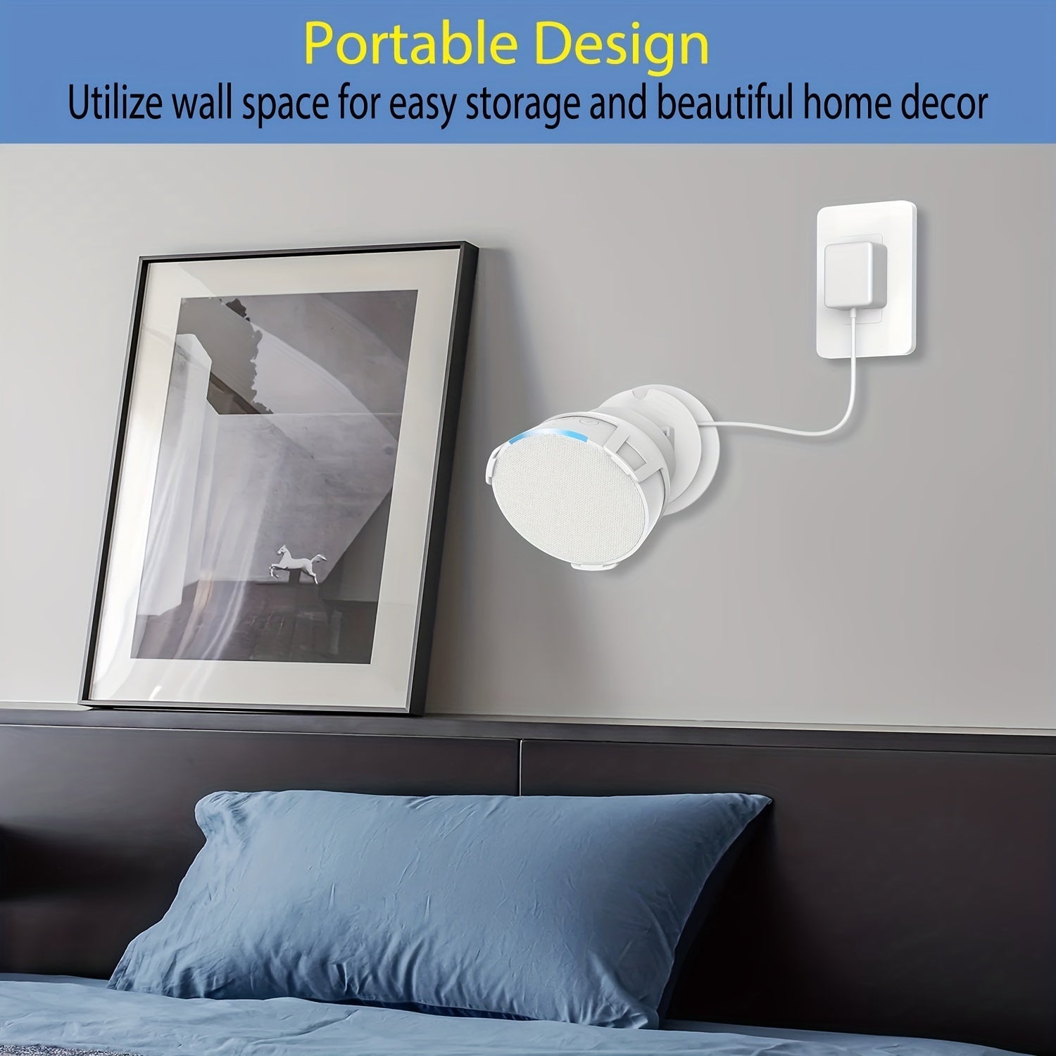 Speaker Wall Mount with Adjustable Angle for Smart Audio Devices