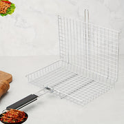 Detachable Folding Barbecue Rack Made of 430 Stainless Steel for Grilling Chicken Fish