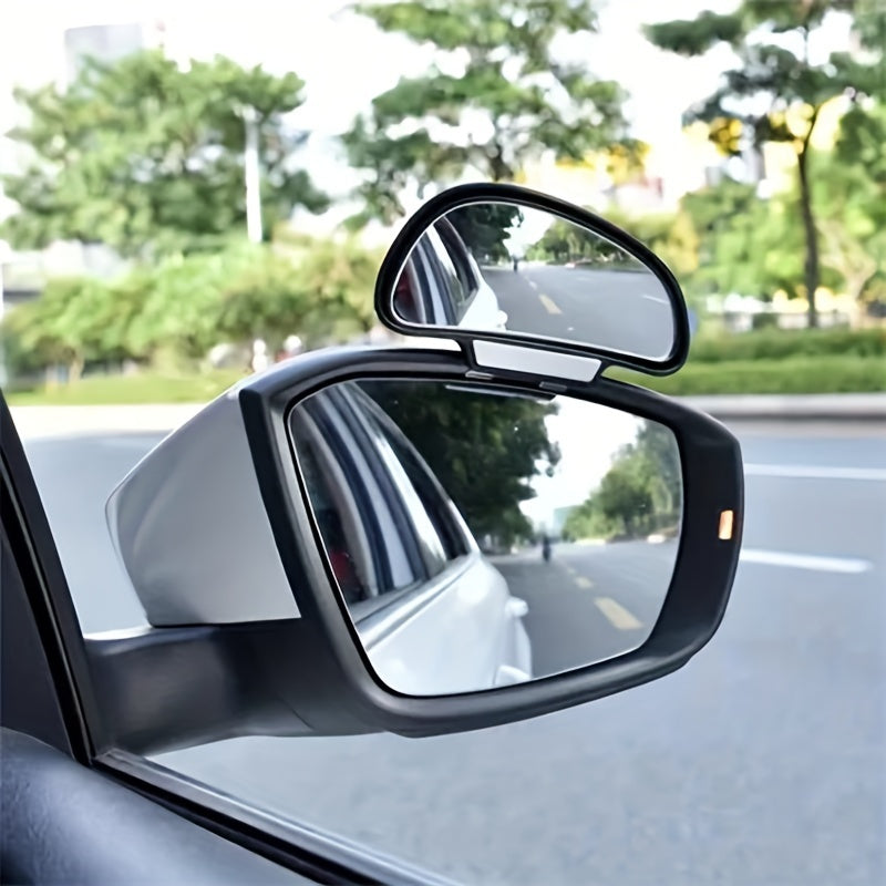 Universal Car Rearview Mirror 360° Adjustable Wide-Angle Side Blind Spot Auxiliary Rear View