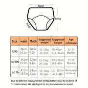 Baby Training Pants Set 7 Washable Cotton Toddler Leak-Proof Elastic Waist Assorted Patterns