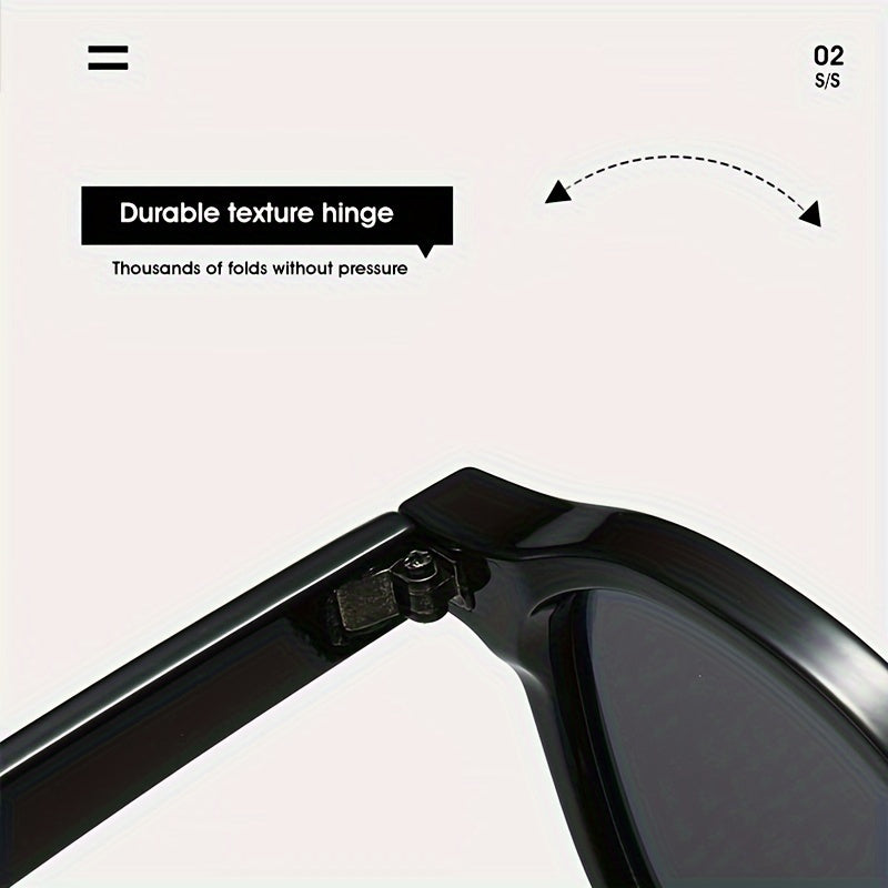 Square Glasses for Men and Women Lightweight Fashion Frame Casual and Activity Wear