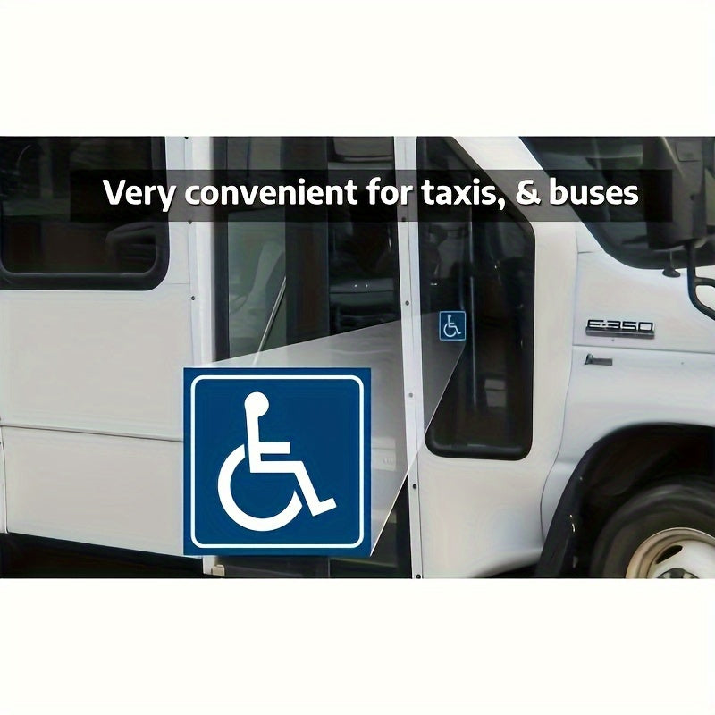 Комплект из 6 наклеек для инвалидных кресел, прочные пластиковые знаки для приклеивания на автомобили и палатки
