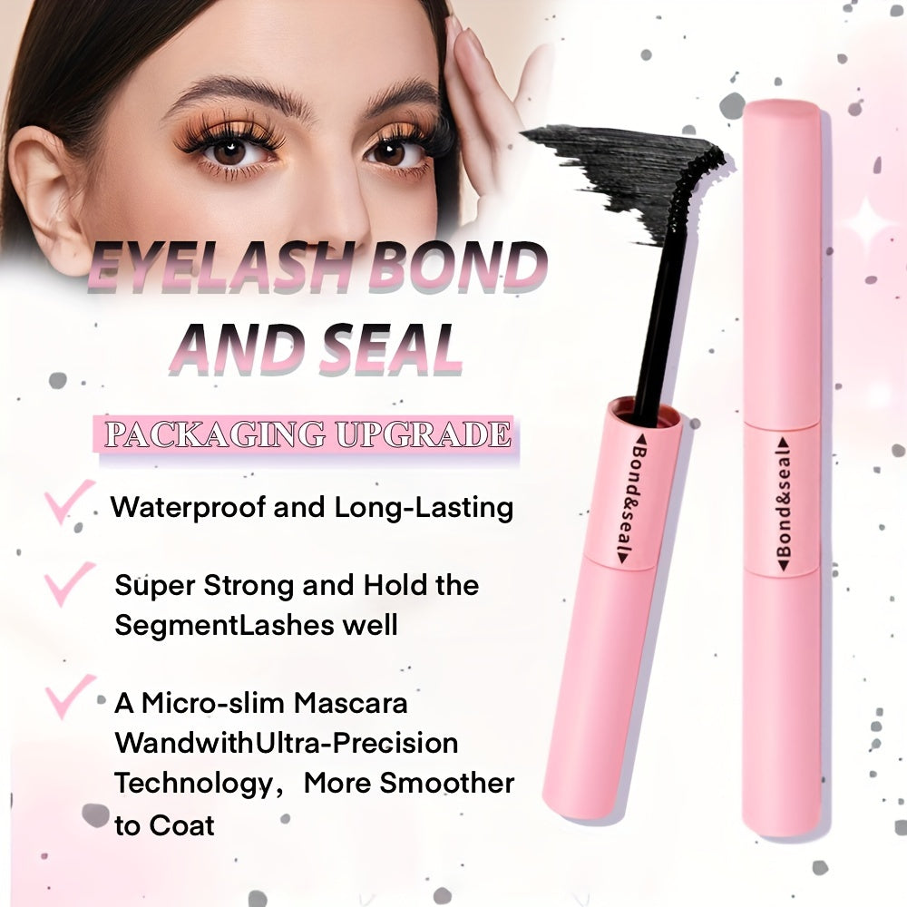 Women's Black Waterproof Lash Bond and Seal 2-in-1 Eyelash Glue