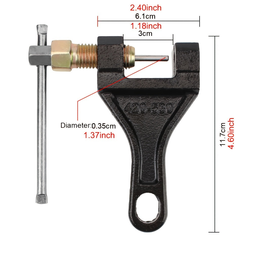 Motorcycle Bike Chain Breaker Cutter Carbon Steel Spanner Repair Tool