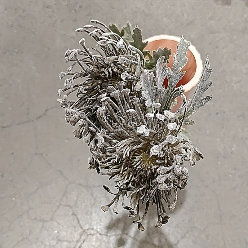 Artificial Plant with Short Branch and Crab Claw 2 Heads for Home Decor Weddings Engagements