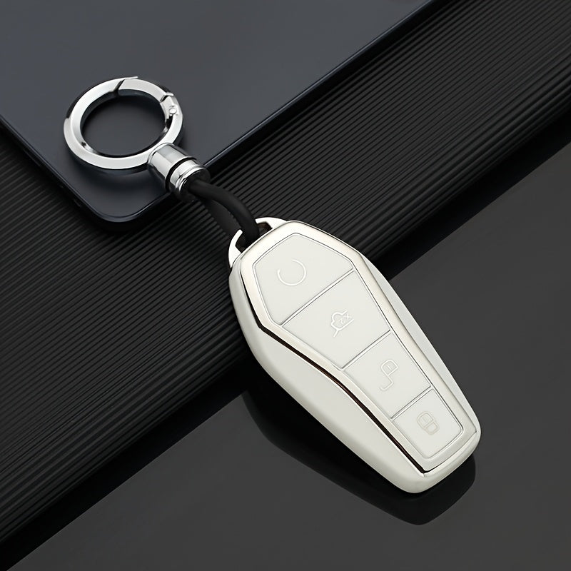 Car Key Case Silicone Cover for Vehicle Models Compatible with Various Electric Cars