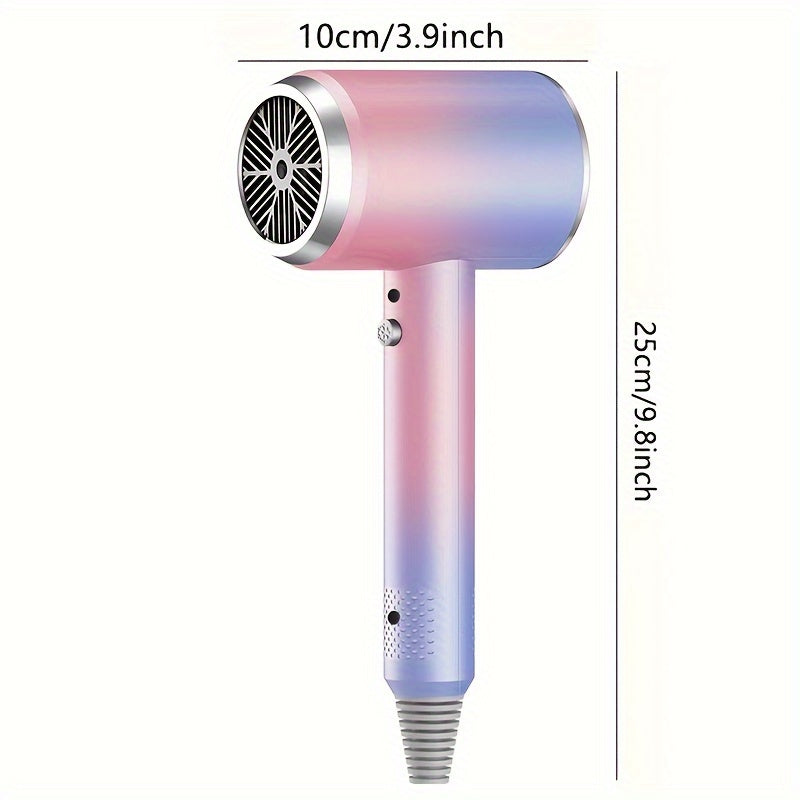 1200W Hair Dryer with Negative Ion Technology Hot Cold Air Anti-Scald 3-Speed EU Plug