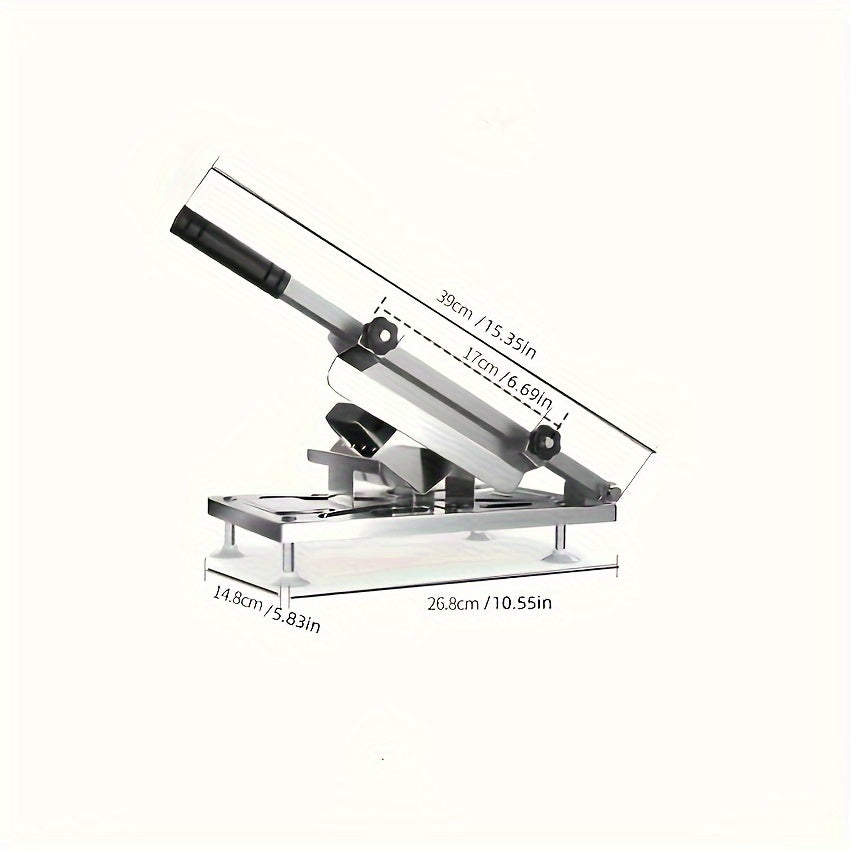 Stainless Steel Manual Meat and Vegetable Slicer for Precise Cutting Kitchen Tool