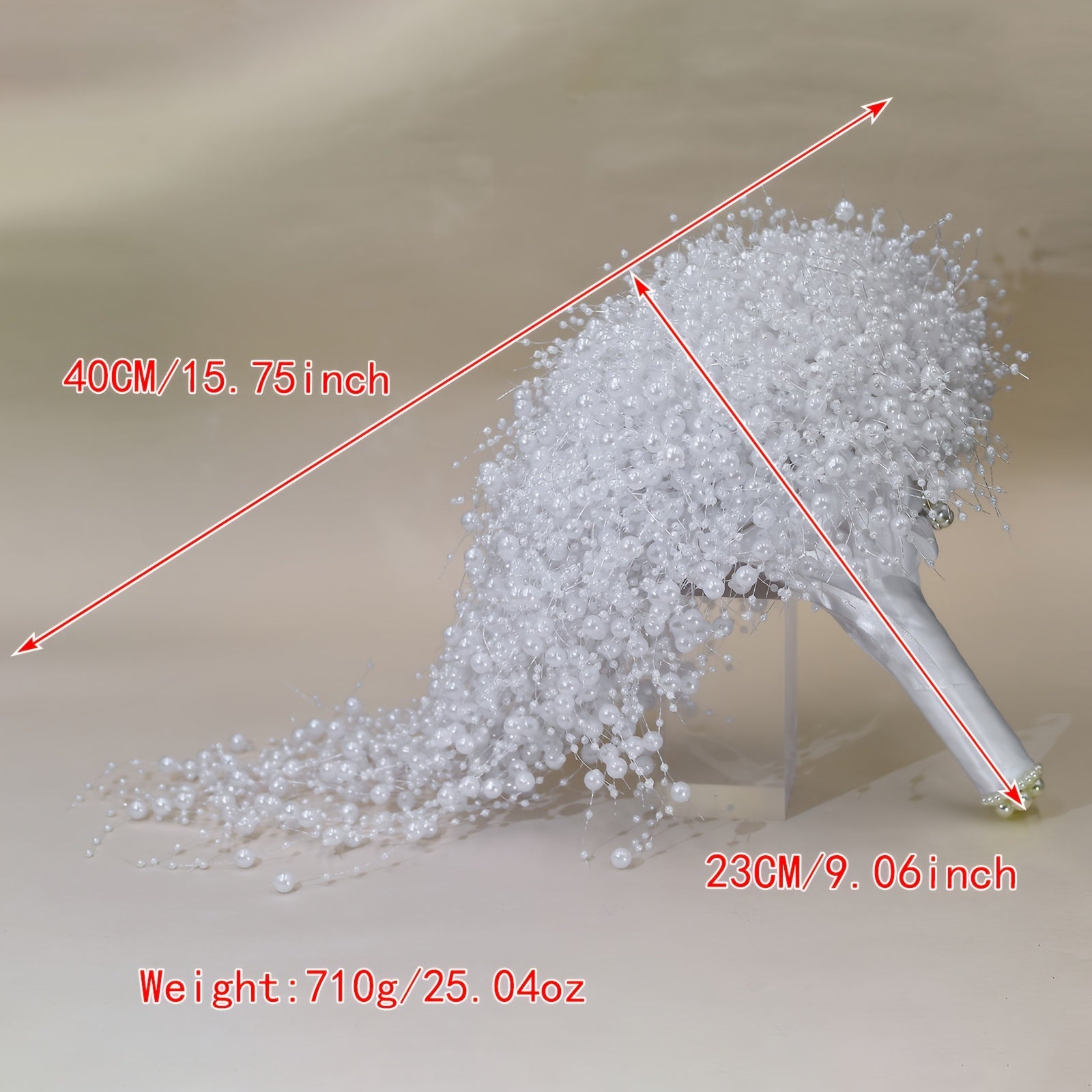 To'y va rasmiy tadbirlar uchun oq marvarid to'quv to'plami