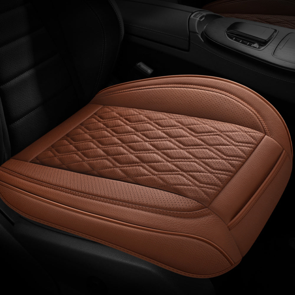 Yellow Car Seat Cushion Front Single Seat Breathable Non-Slip All-Season