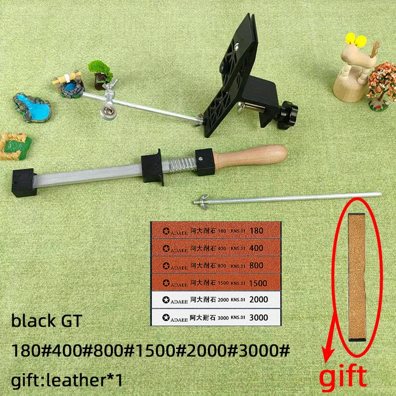 Kitchen Sharpener with Fixed or Adjustable Angles for Fast, Easy Sharpening