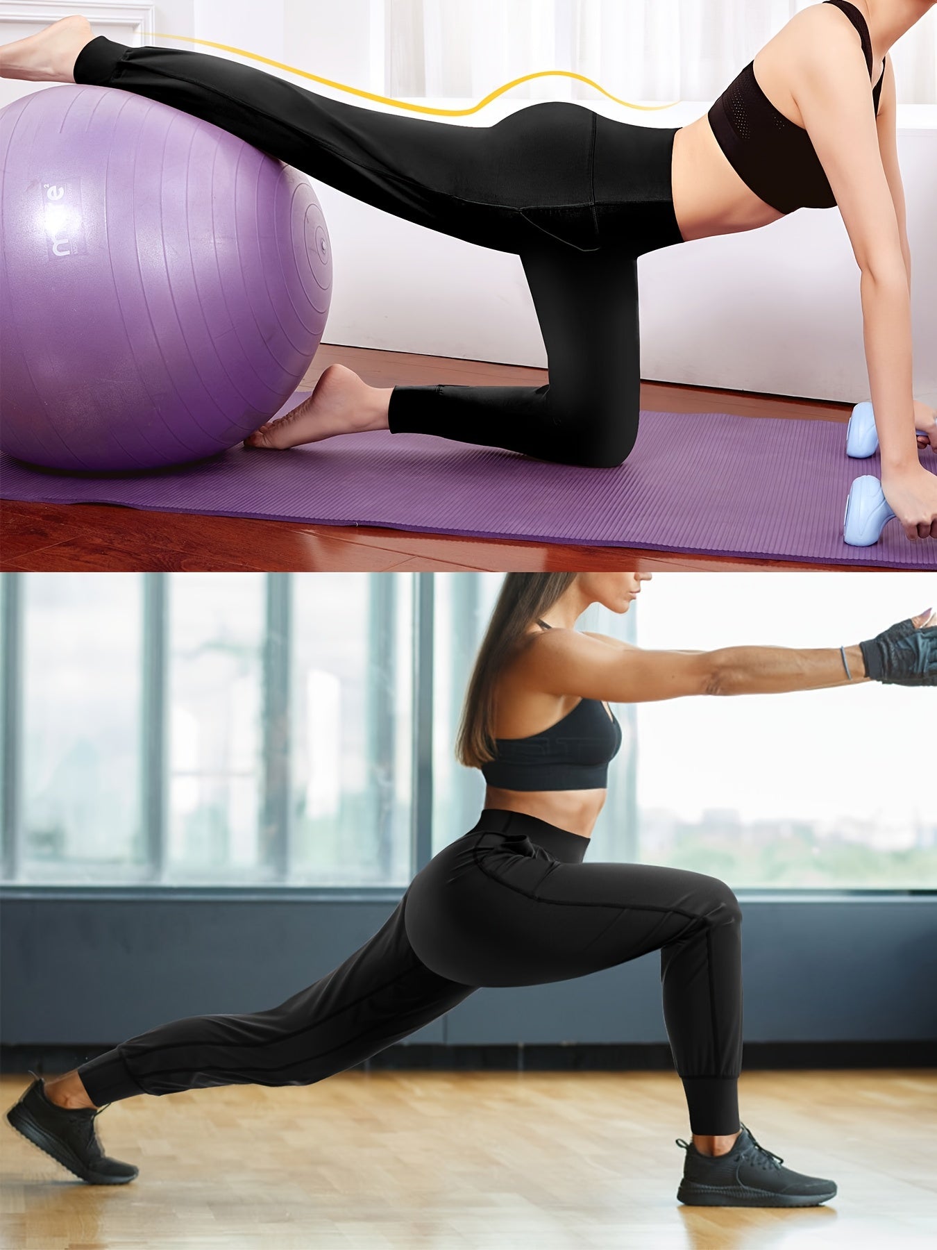 Формирование спортивных брюк с высокой талией для женщин, обеспечивающих контроль живота и поддержку.