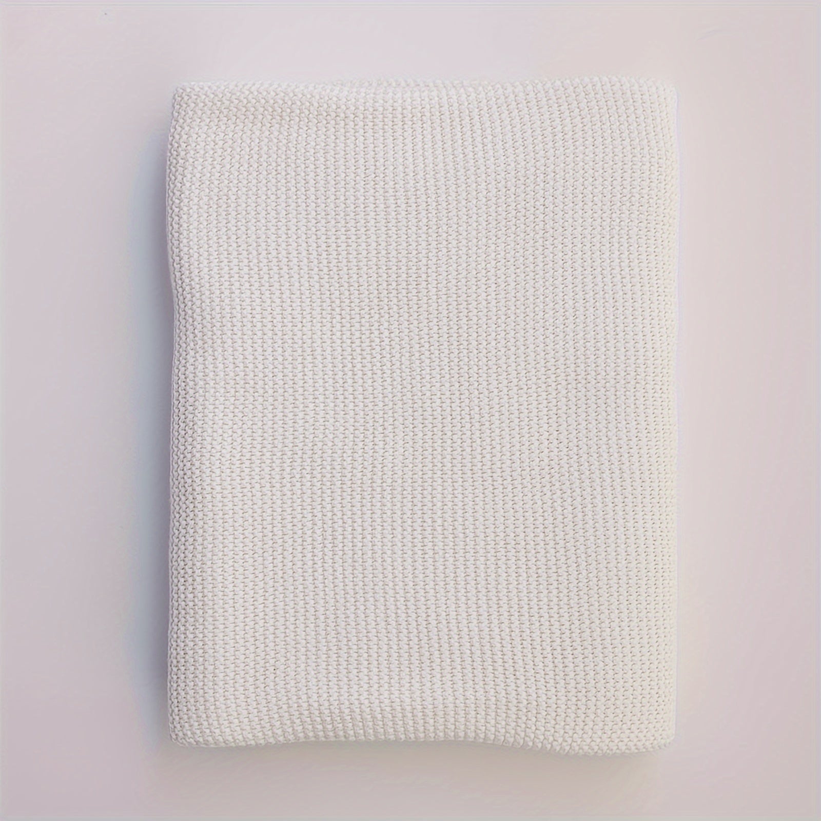 Soft Knitted Baby Swaddle Blanket for Strollers and Cribs