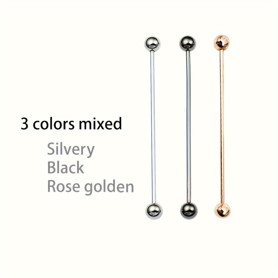 Men's Business Tie Pin Set with Shirt Collar Buttons and Buckle Clips