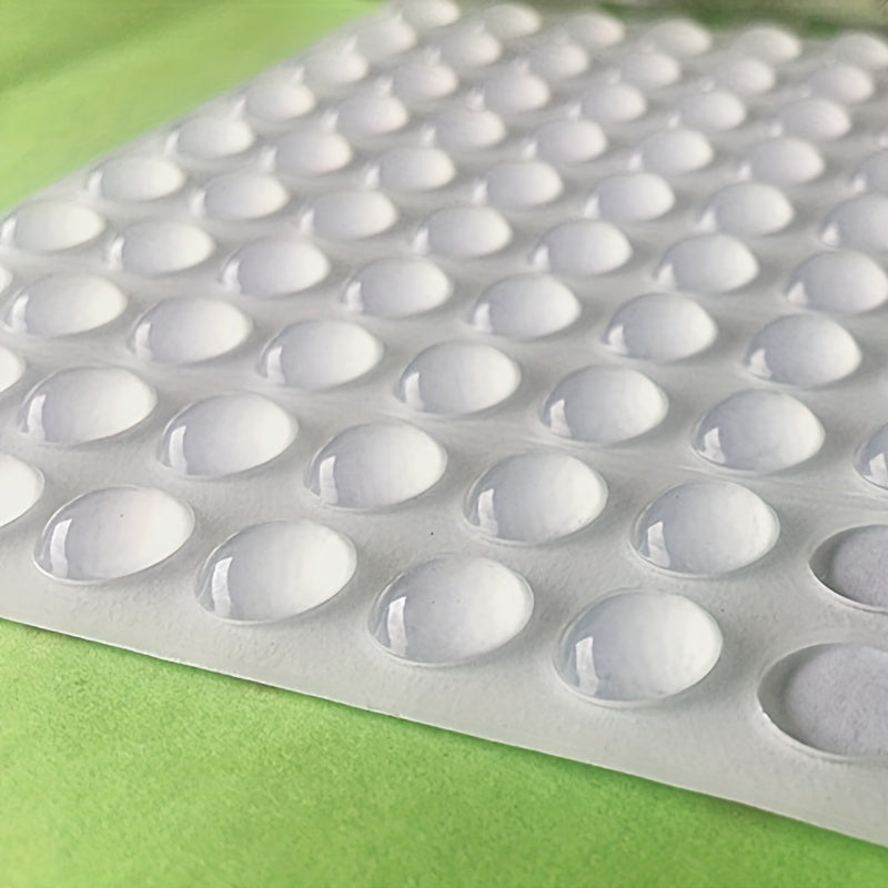 Transparent Rubber Bumper Pack of 100 Surface Protection for Furniture and Electronics