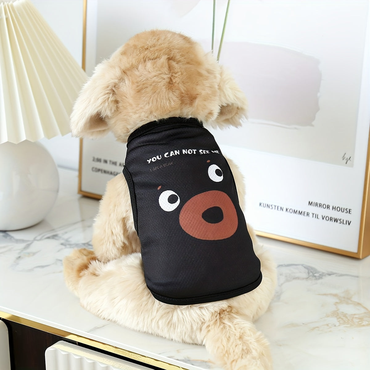 Pet Clothes for Small Dogs and Cats Breathable Summer Vest with Cartoon Print