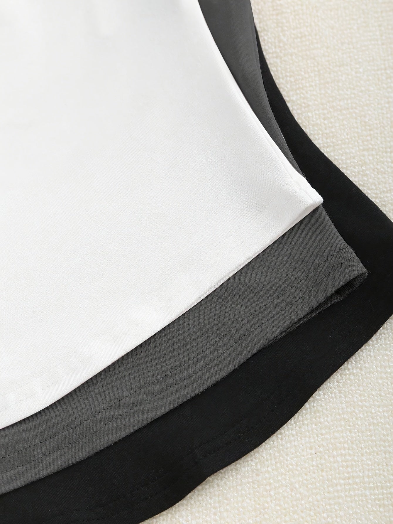 3-комплект стильных женских безрукавных нарядов с маленьким стоячим воротником